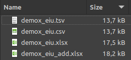 files-sizes